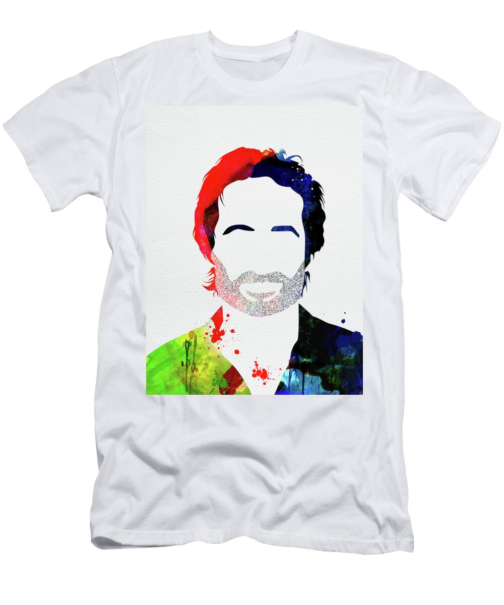 Hank Moody Watercolor Naxart Studio T-Shirt