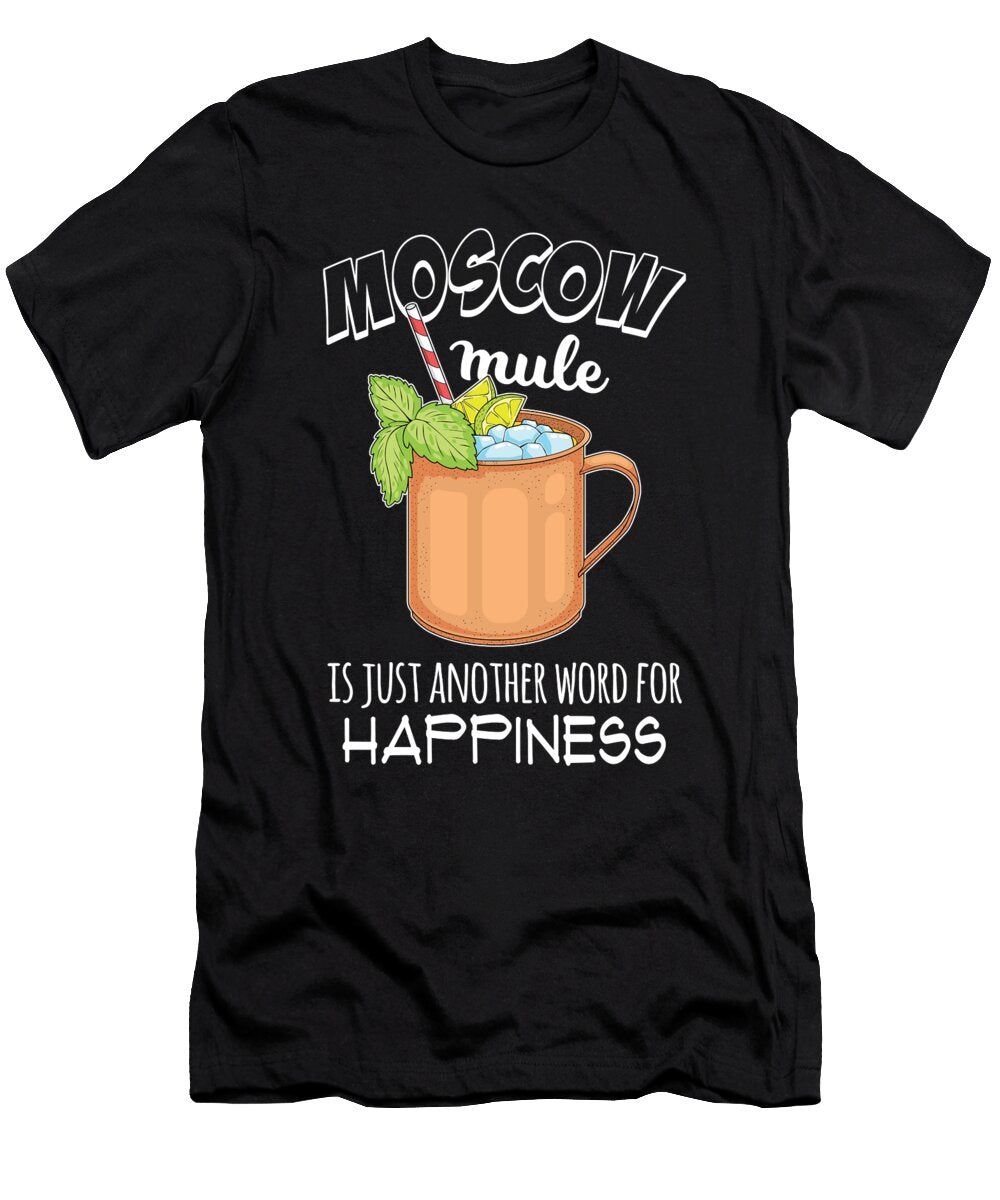 Happiness Cocktail Lover Moscow Mule Graphic Jacob Hughes T-Shirt