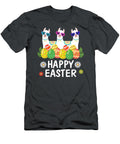 Happy Easter Eggs Easter Llama Alpaca Bunny Funny Gifts Julie Hurst T-Shirt