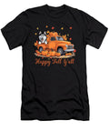 Happy Fall Yall Siberian Husky Dog Truck Autumn Yah Lishr T-Shirt