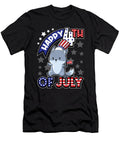 Happy Fourth of July Husky USA Flag Mister T-Shirt