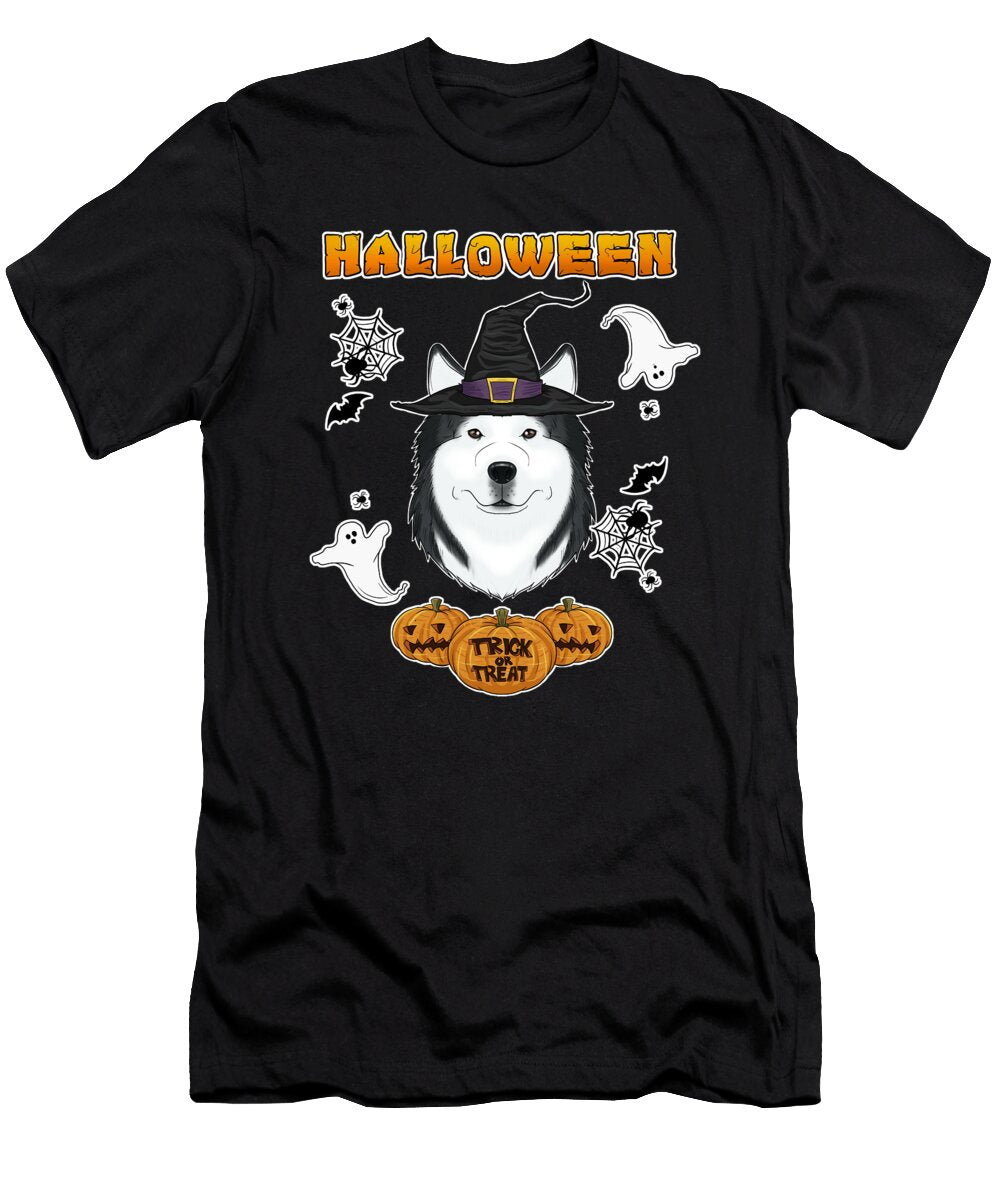 Happy Halloween I Dog Lover I Husky Maximus Designs T-Shirt