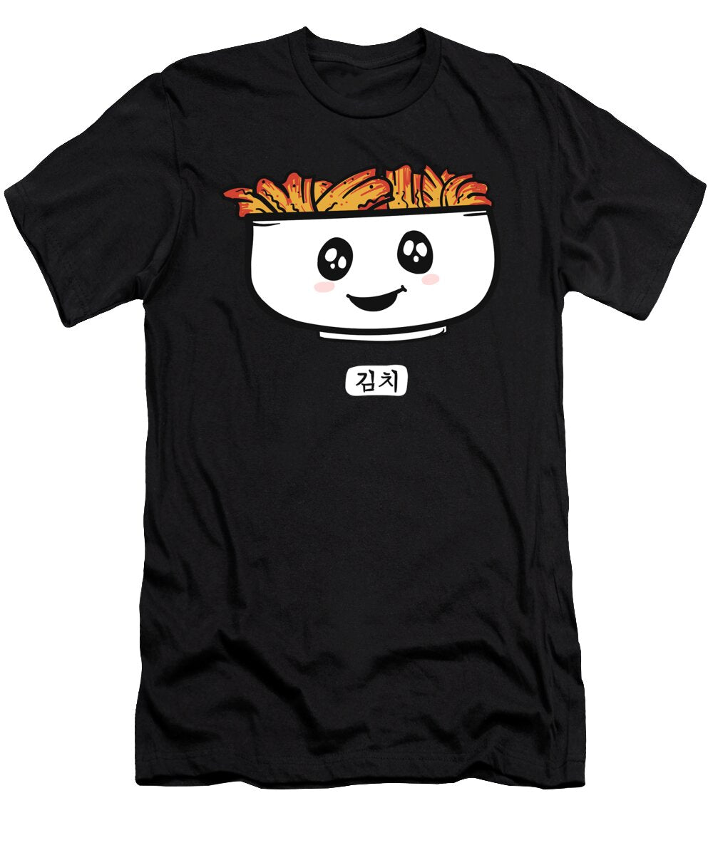 Happy Kimchi Kimchee Bowl Cabbage Pickled Spicy Korean Noirty Designs T-Shirt
