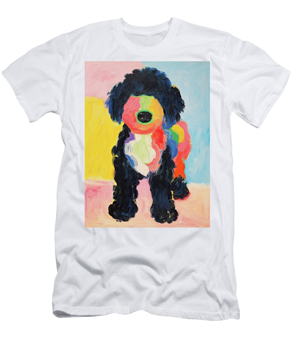 Happy Poodle Dog 01 Kaori Kaori T-Shirt