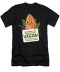 Hardest Part Being a Vegan Almondmilk Vegetarian Moon T-Shirt
