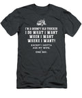 Hauling Grumpy Vibes Funny Trucker for Rulebreaking Drivers Grumpy Trucker T-Shirt