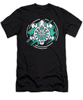Hawaiian Tiki Turtle Swimming Swimmer Surfer Diver Tortoise Aquatic Animals Gift Thomas Larch T-Shirt