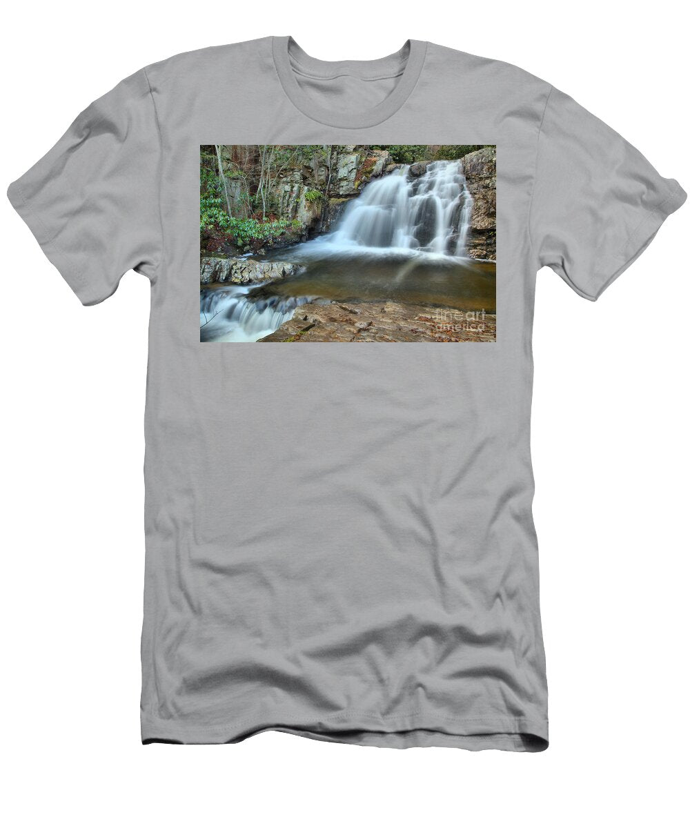 Hawk Falls Landscape Adam Jewell T-Shirt