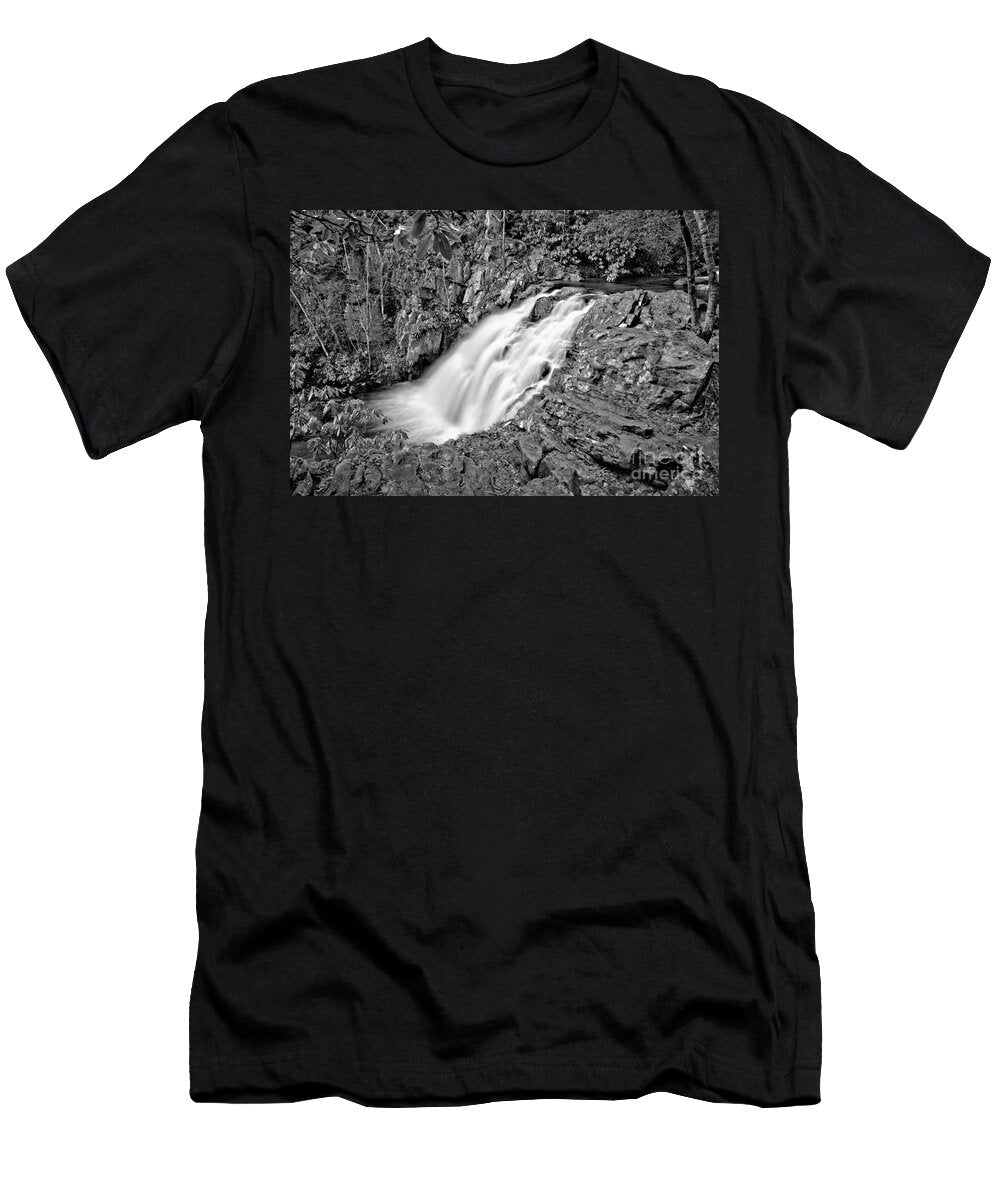 Hawk Falls Lush Canyon Black and White Adam Jewell T-Shirt