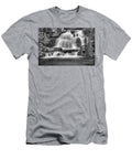 Hawk Falls Winter View Black and White Adam Jewell T-Shirt