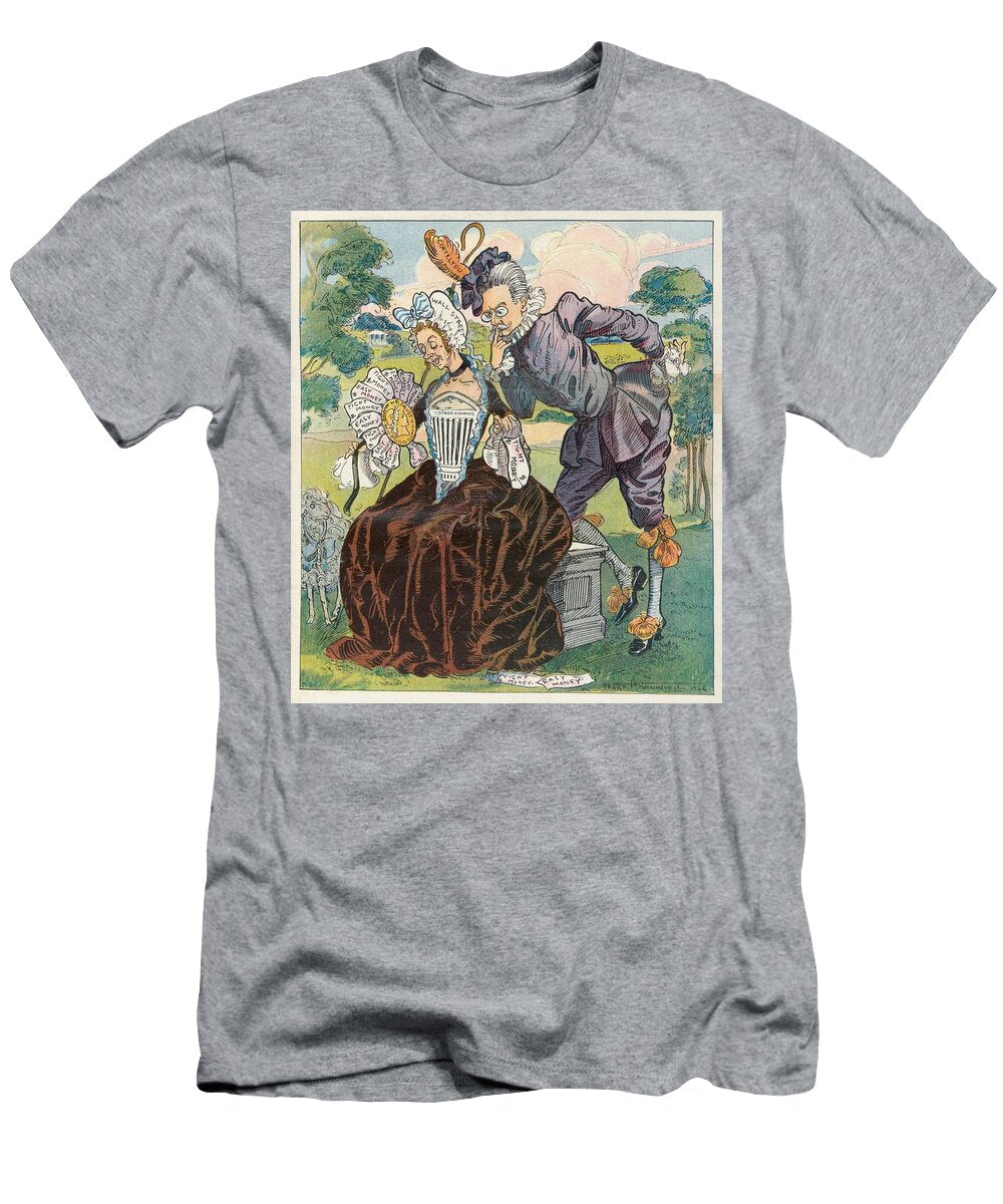 He Loves Me He Loves Me Not Art Frank Arthur Nankivell Australian T-Shirt
