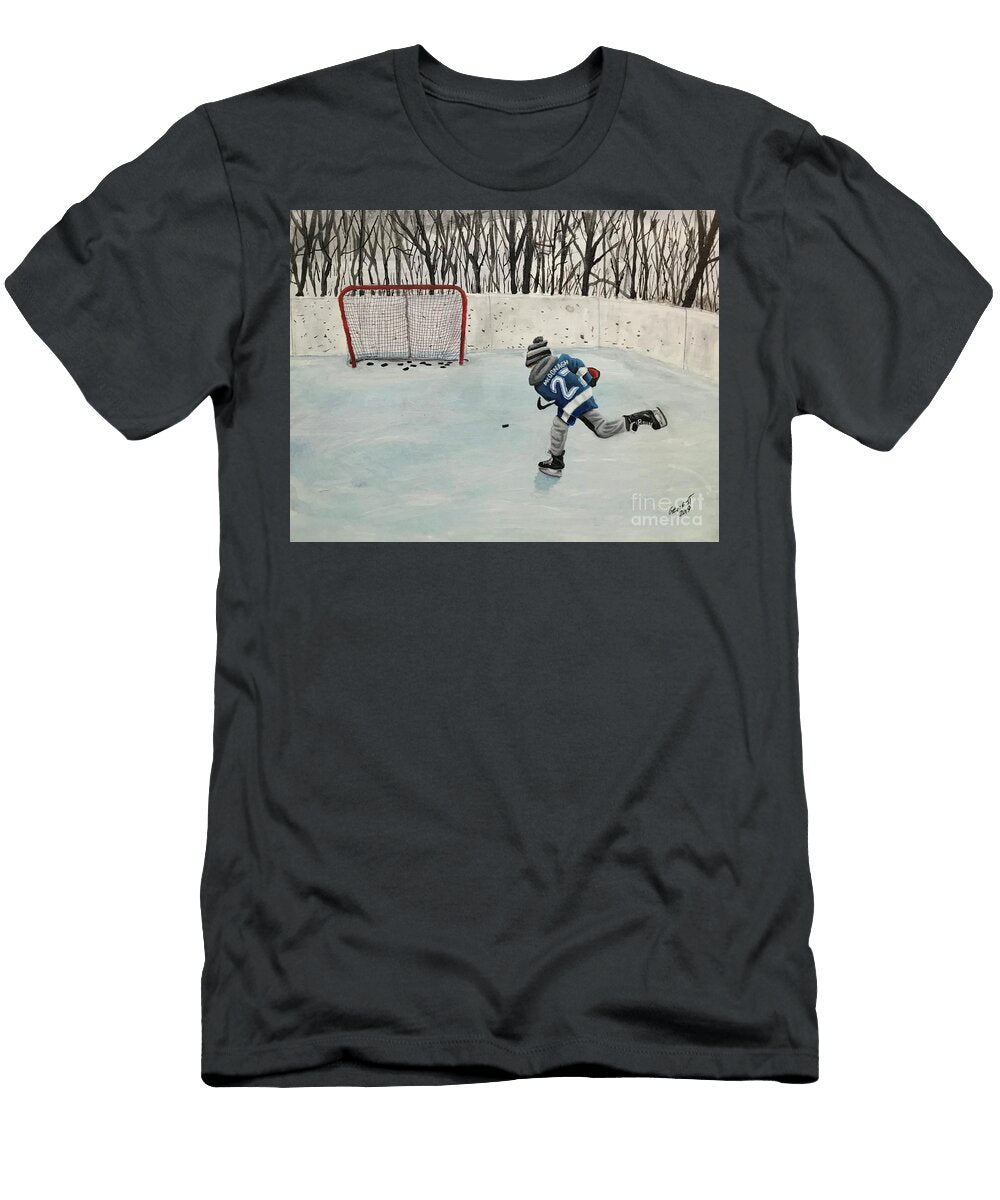 He Shoots He Scores Ron Genest T-Shirt