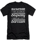 Head Bartender Sarcasm Job Gift Item Shi Hu Kang T-Shirt