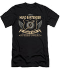 Head Bartender What Is Your Superpower Job Gift Item Shi Hu Kang T-Shirt