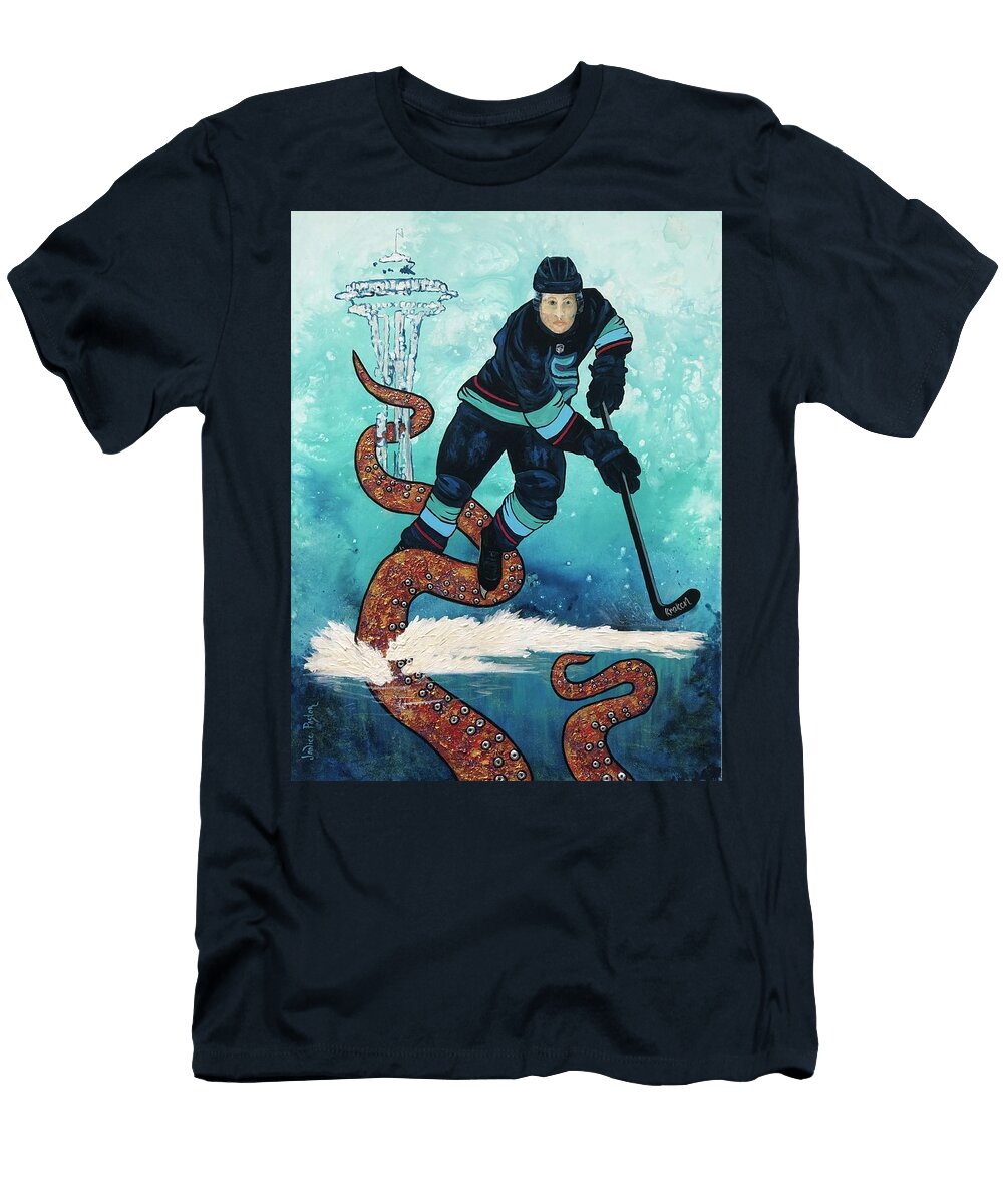 Heading Up the Ice Janice Pastor T-Shirt