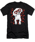 Heart Glasses Poodle Valentines Day Pet Dog Lover Owner Gift Dhbubble T-Shirt