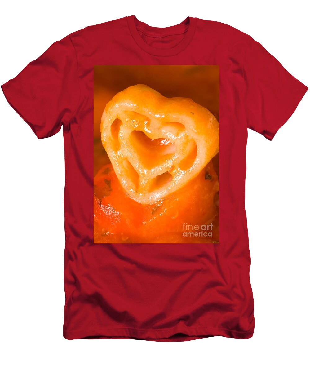 Heart Pasta with Tomato Sauce Iris Richardson T-Shirt