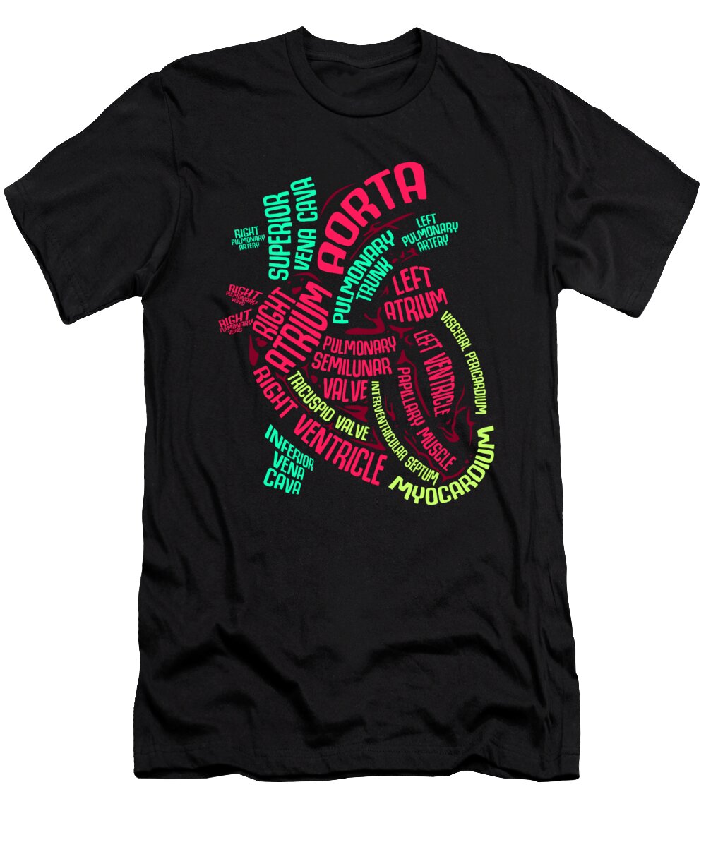 Heart Wordcloud Gift David Schuele Art T-Shirt
