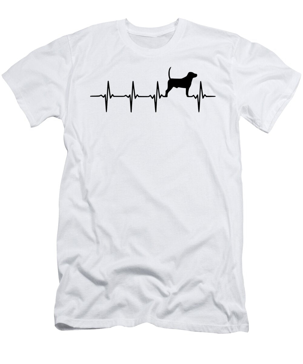 Heartbeat Beagle 22 Titan T-Shirt