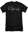 Heartbeat Beagle 3 2 Titan T-Shirt