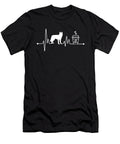 Heartbeat Ekg Pulse Siberian Husky Coffee Lover Teequeen2603 T-Shirt