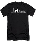 Heartbeat Pulse Line Siberian Husky Dad Dog Gift Teequeen2603 T-Shirt