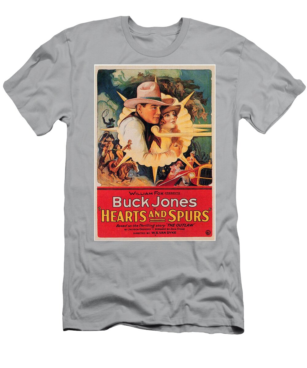 Hearts and Spurs 1925 Original Movie Poster T-Shirt
