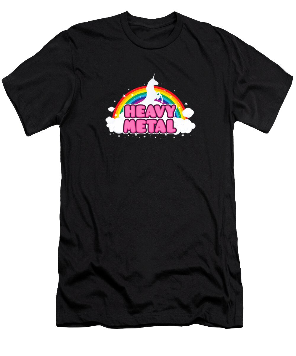 Heavy Metal Funny Unicorn Rainbow Mosh Parody Design Philipp Rietz T-Shirt