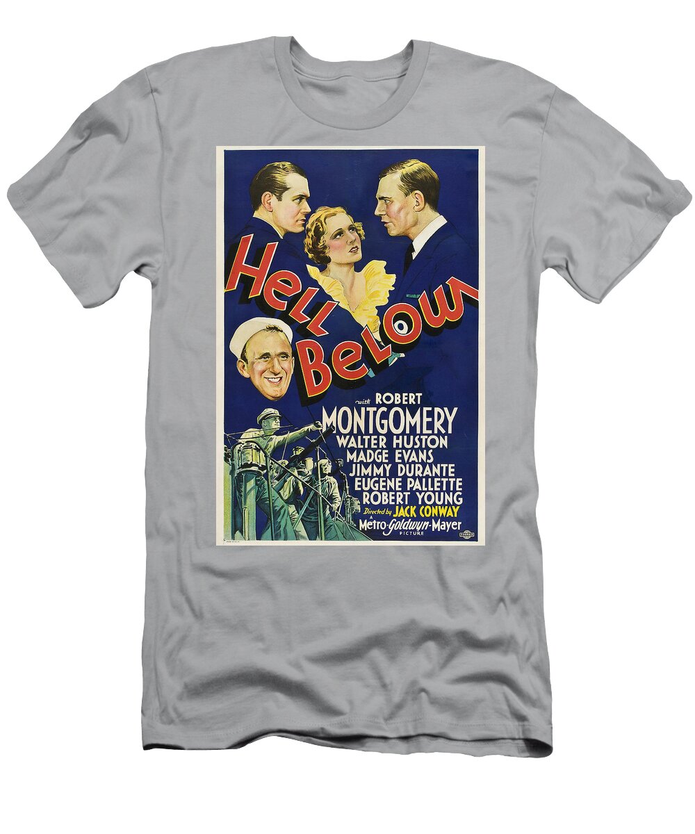 Hell Below 1933 Movie Poster T-Shirt