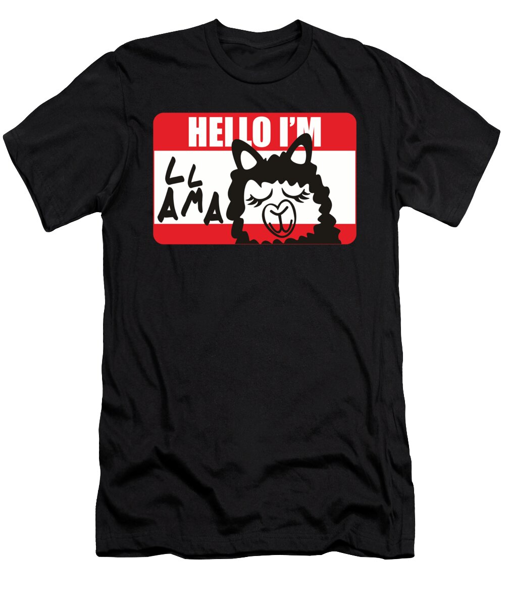 Hello in the Llama Steven Zimmer T-Shirt
