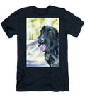 Henry Black Dog Painting Dora Hathazi Mendes T-Shirt