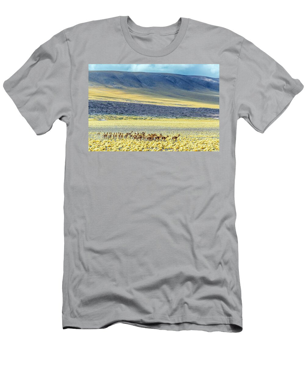 Herd of Vicunas Jess Kraft T-Shirt