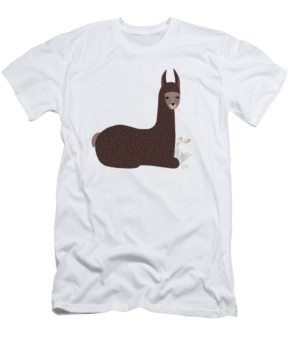 High Andean Llama Claudia Brandes T-Shirt