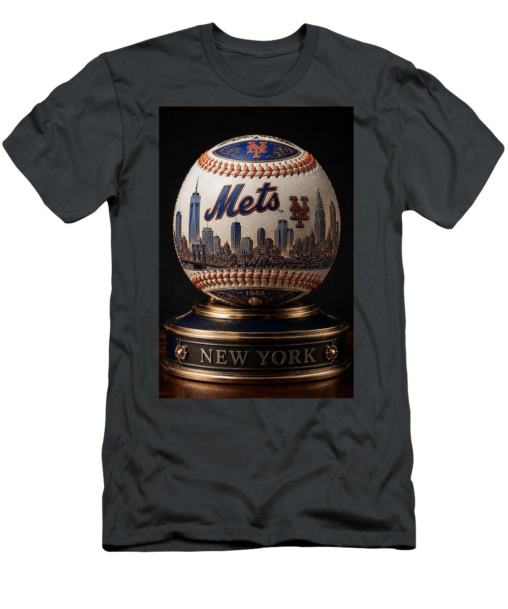 High End Mets City Baseball Collectible Max Freeman T-Shirt