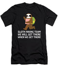 Hiking Hiker Gift Sloth Hiking Team Raphaelartdesign T-Shirt