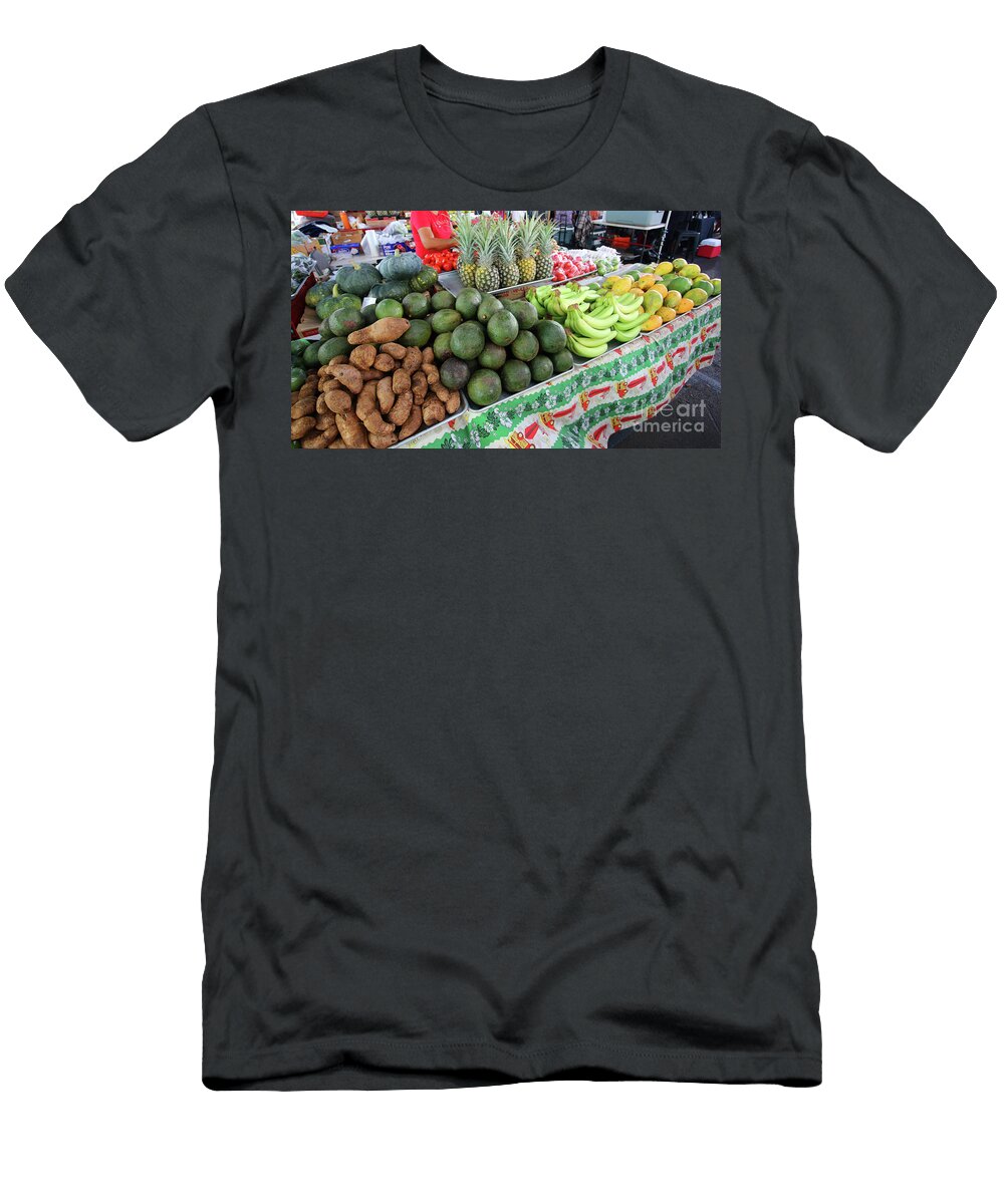 Hilo Hawaii Farmers Market 3417 Jack Schultz T-Shirt
