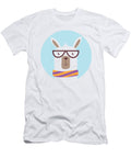 Hipster Llama with Glasses and Scarf Jacob Zelazny T-Shirt