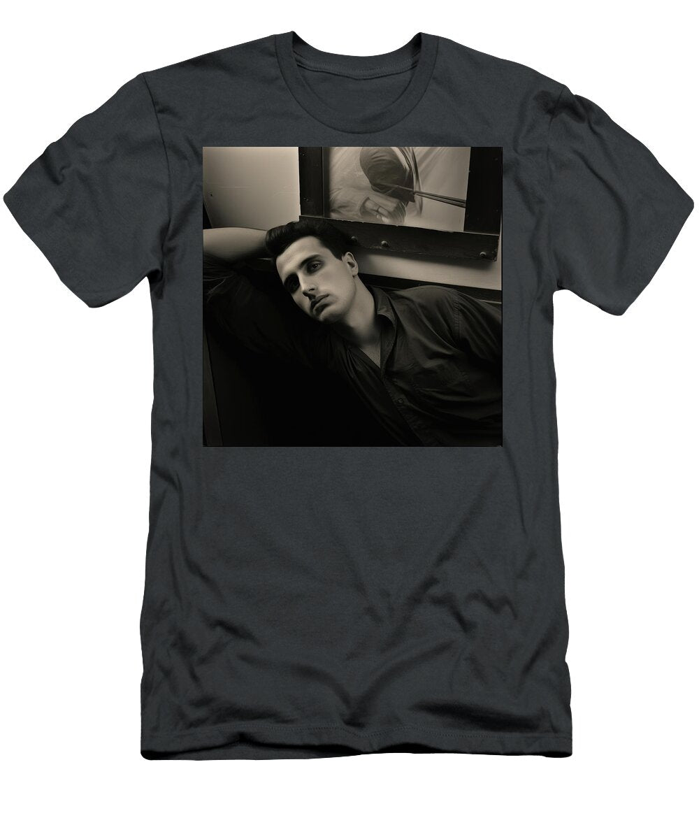 His Casual Pose Tells the Story Yopedro T-Shirt