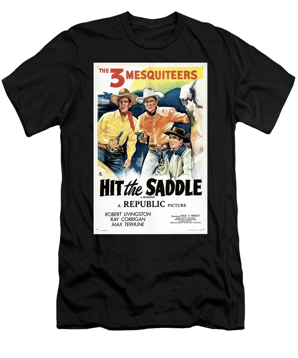 Hit the Saddle 1937 Movie Poster T-Shirt