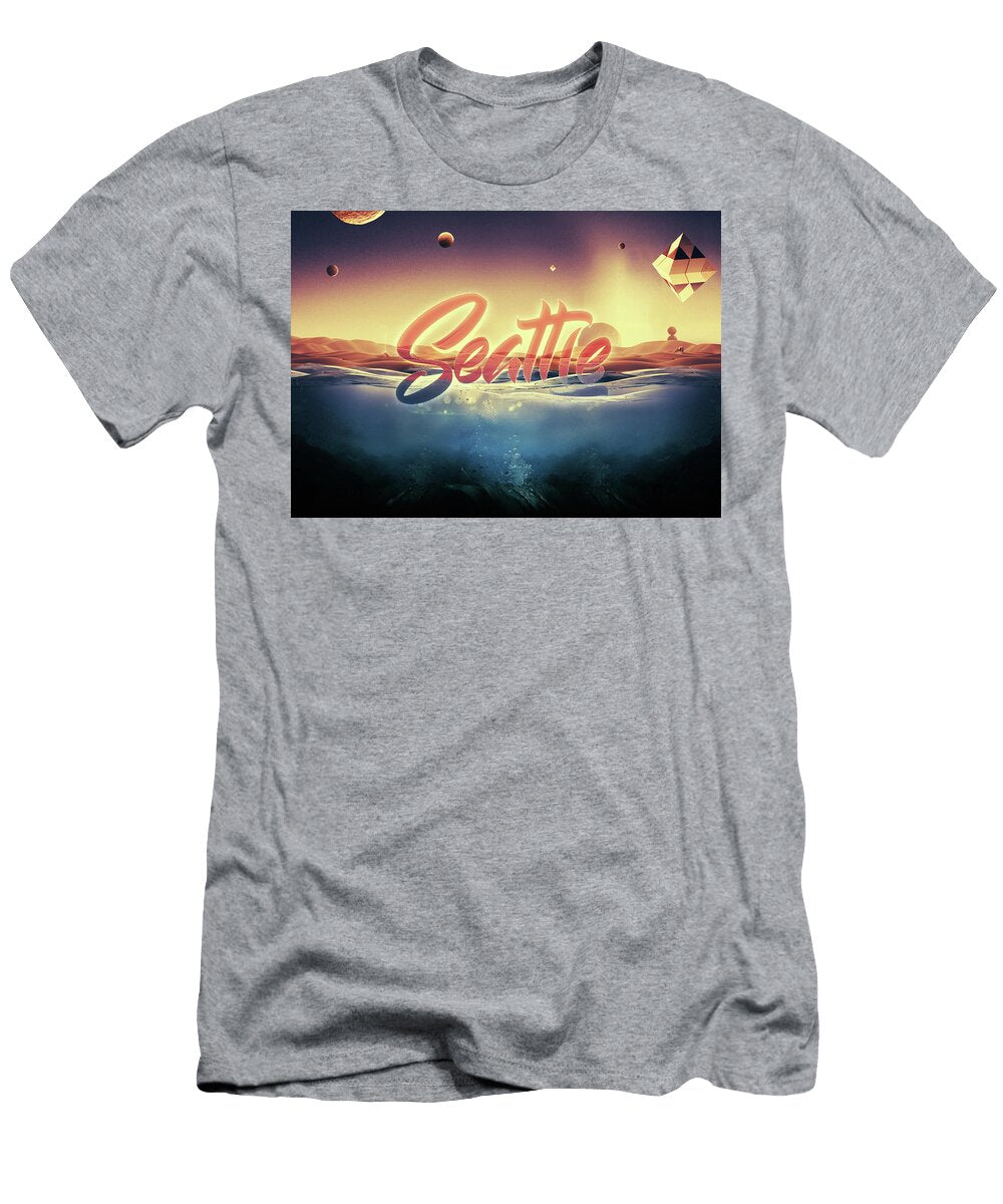 Hockey 3d NHL Seattle Leith Huber T-Shirt