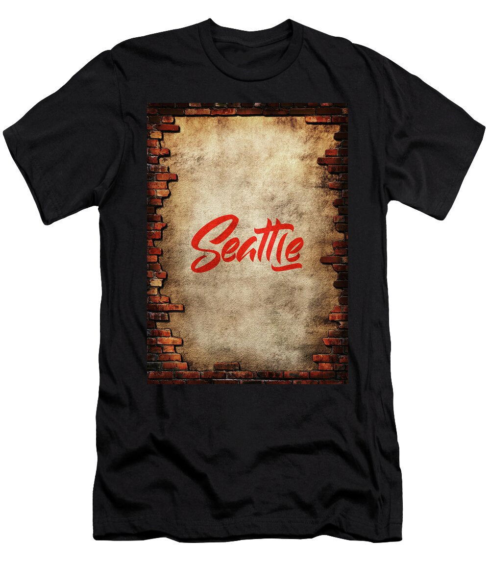 Hockey Brick NHL Seattle Leith Huber T-Shirt