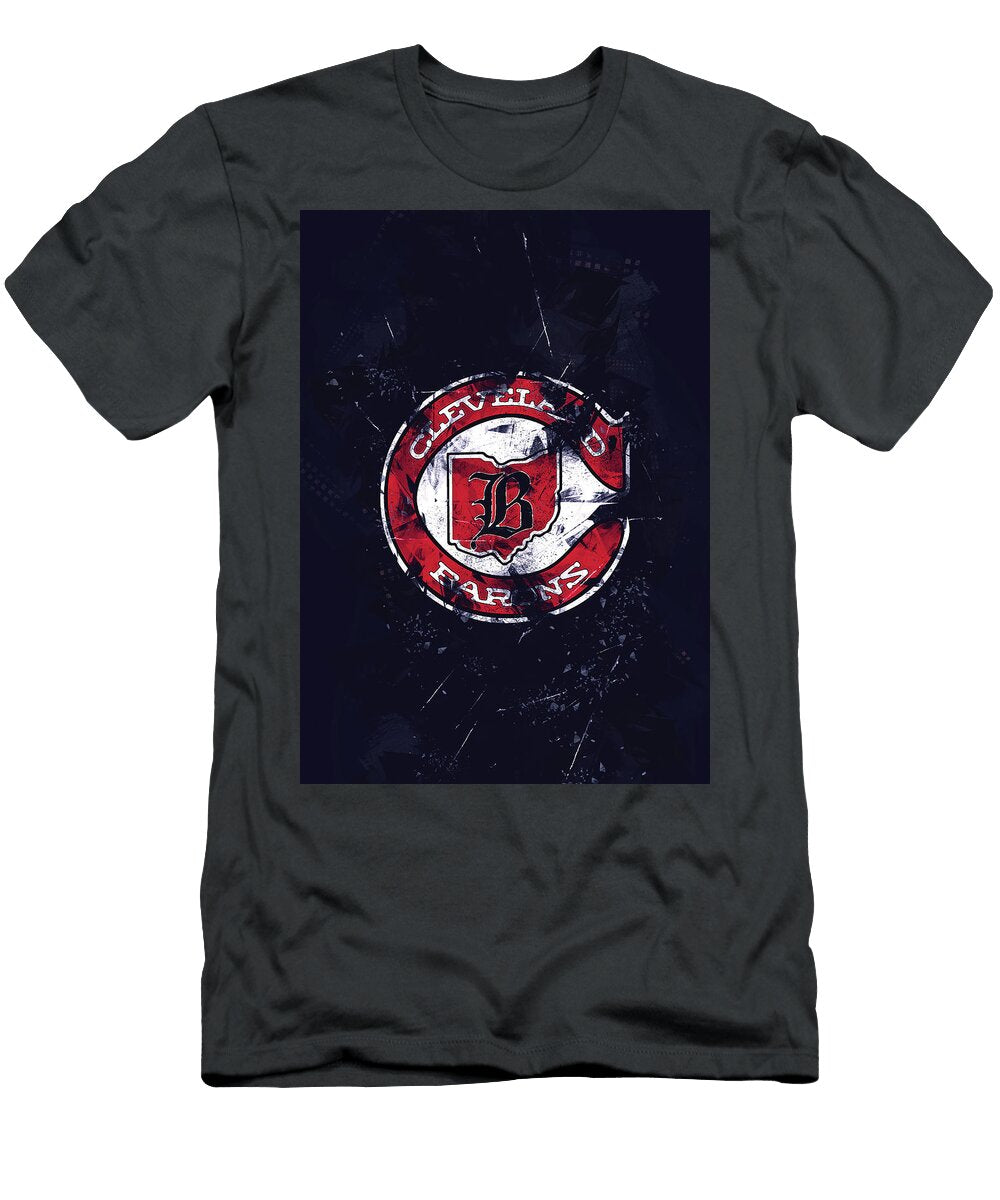 Hockey Cleveland Barons NHL Art Leith Huber T-Shirt