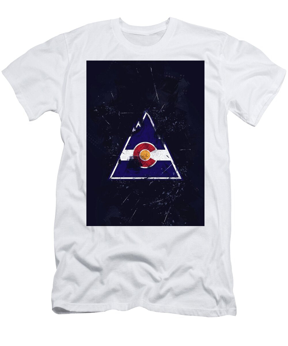 Hockey Colorado Rockies NHL Art Leith Huber T-Shirt