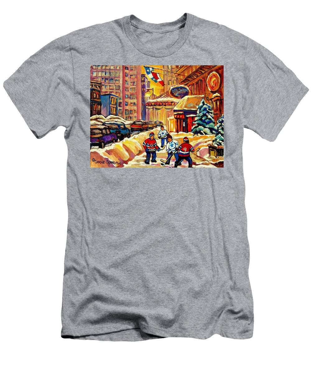 Hockey Fever Hits Montreal Bigtime Carole Spandau T-Shirt