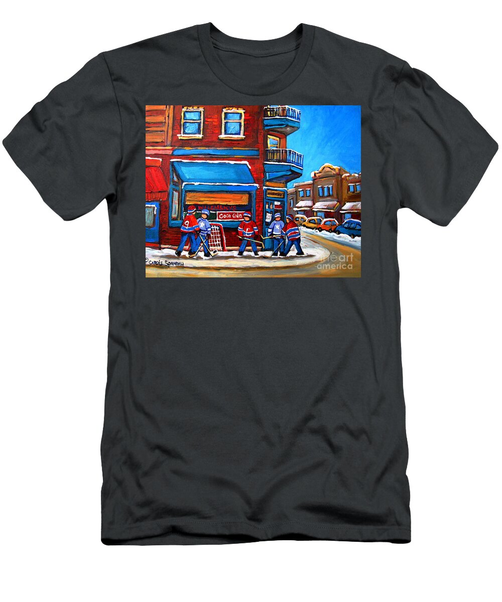 Hockey Game At Wilenskys Carole Spandau T-Shirt