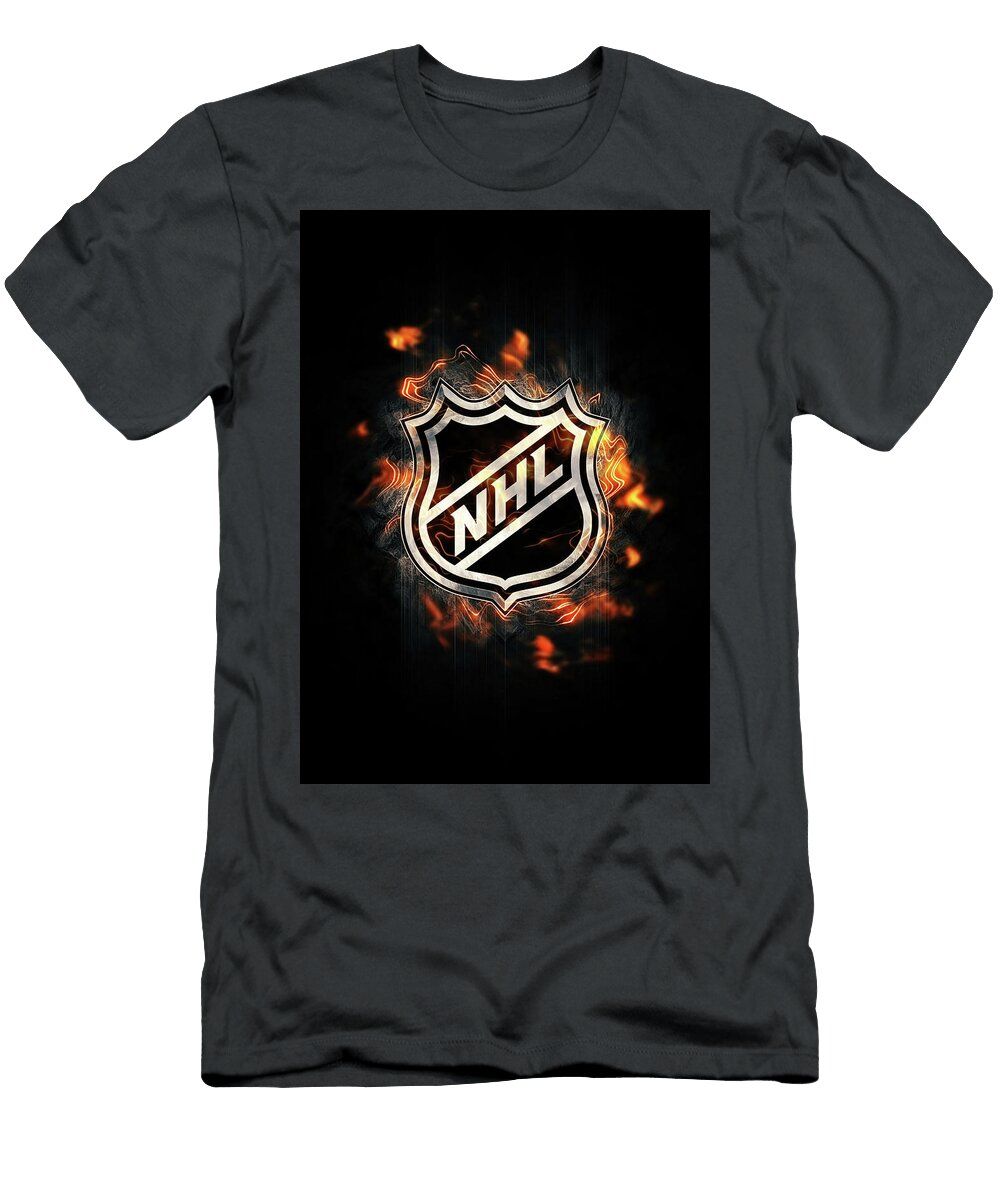 Hockey Hockey 05 NHL Shield Leith Huber T-Shirt