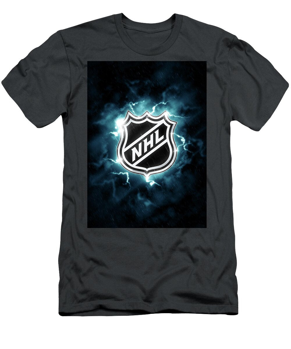 Hockey Hockey NHL Art Leith Huber T-Shirt