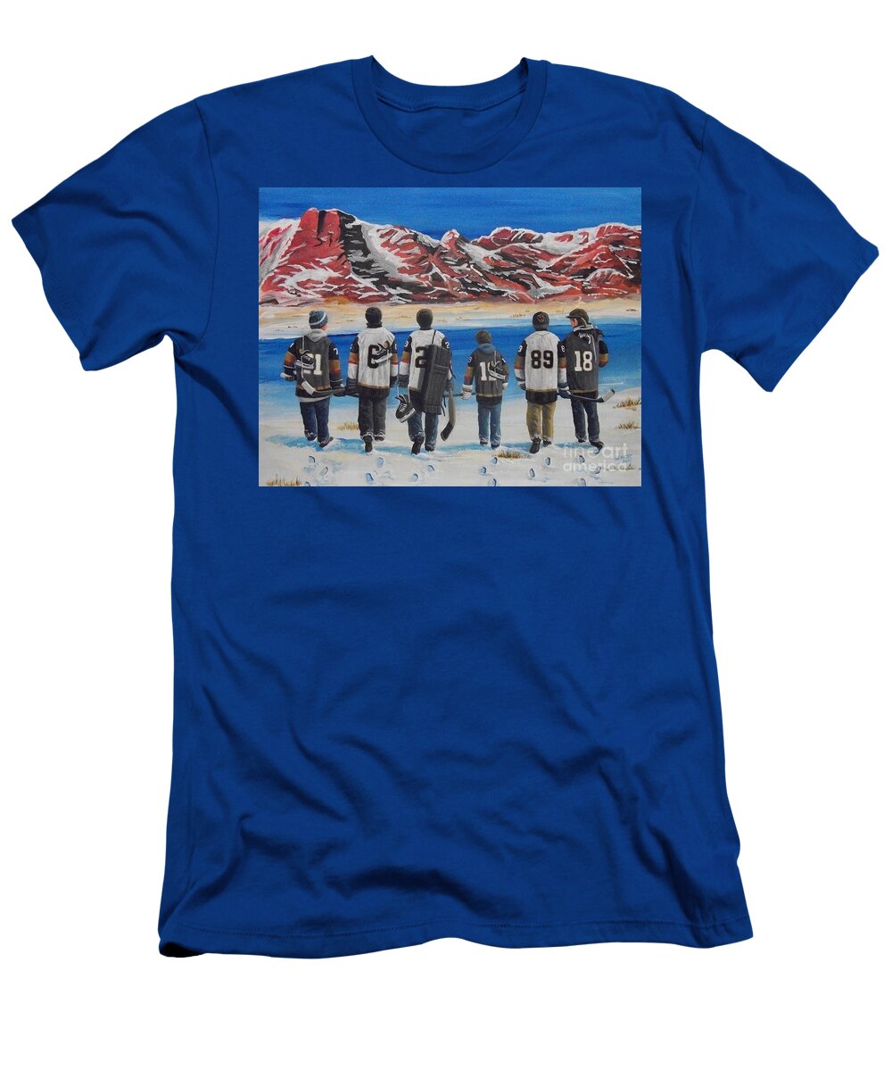 Hockey in the Desert Ron Genest T-Shirt