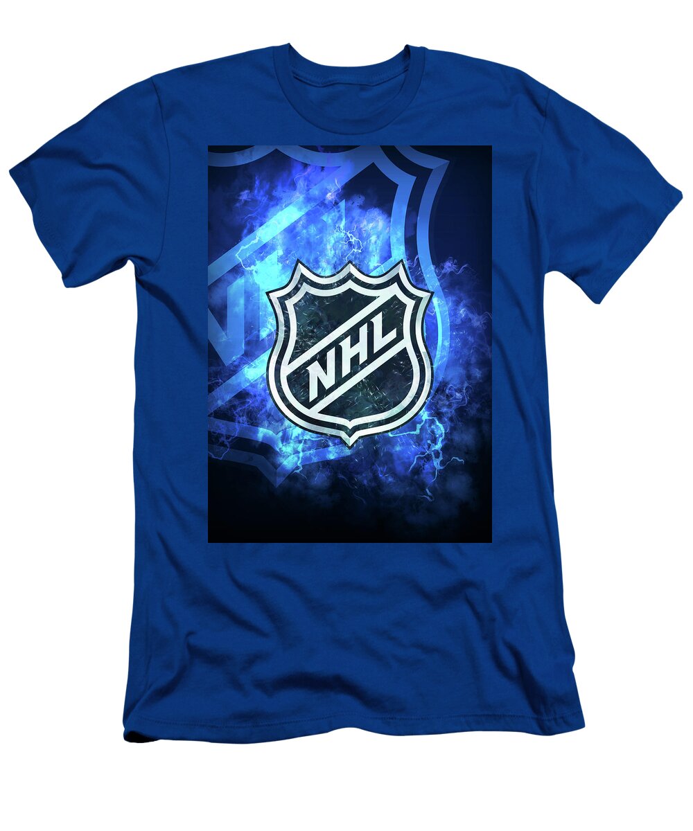 Hockey Lighting Blue NHL Leith Huber T-Shirt