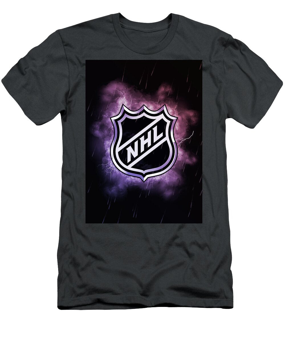 Hockey Lighting Red NHL Leith Huber T-Shirt
